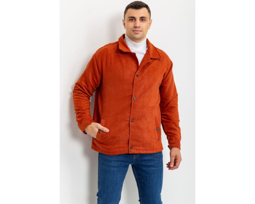 Вітровка чоловіча на кнопках, колір теракотовий, 131R3022