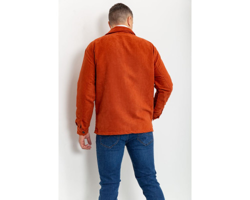 Вітровка чоловіча на кнопках, колір теракотовий, 131R3022