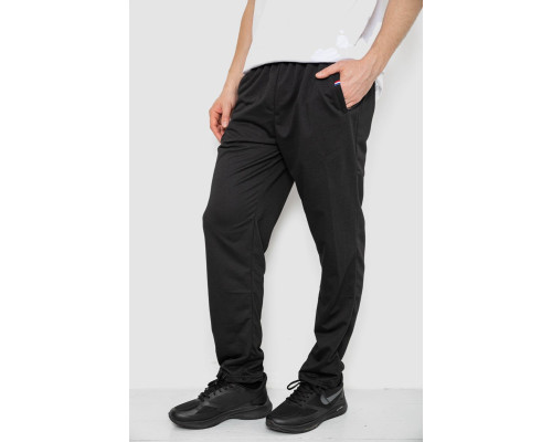 Спортивні штани чоловічі, колір чорний, 244R41745