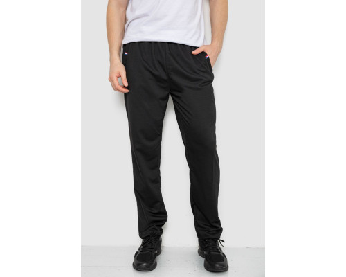 Спортивні штани чоловічі, колір чорний, 244R41745