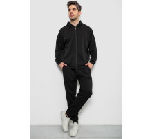 Спортивний костюм чоловічий утеплений, колір чорний, 244R9104