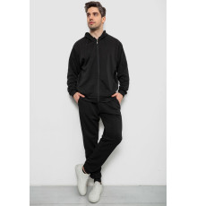Спортивний костюм чоловічий утеплений, колір чорний, 244R9104
