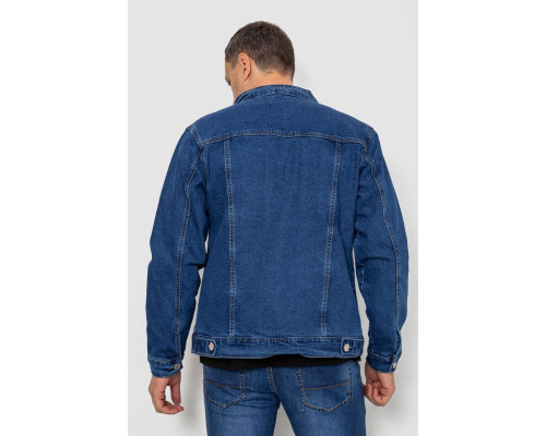 Куртка чоловіча джинсова, колір синій, 244RMA005