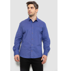 Сорочка чоловіча з принтом, колір електрик, 214R7044