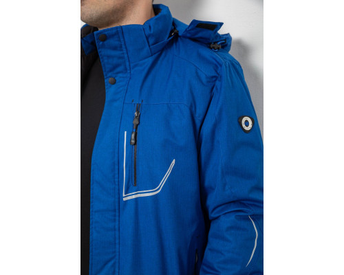 Куртка чоловіча демісезонна з капюшоном, колір електрик, 244RZ-2521