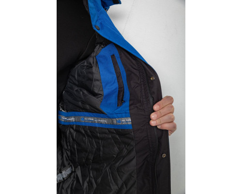 Куртка чоловіча демісезонна з капюшоном, колір електрик, 244RZ-2521