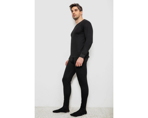 Термобілизна чоловіча, колір чорний, 241R0107