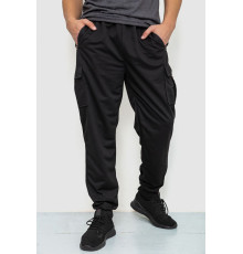 Спортивні чоловічі штани, колір чорний, 244R41266