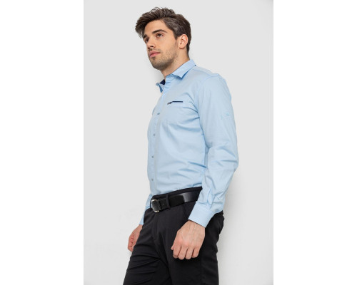 Сорочка чоловіча, колір блакитний, 214R7008
