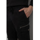 Штани чоловічі однотонні, колір чорний, 244R1641