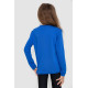 Лонгслів однотонний унісекс, колір синій, 102R1532