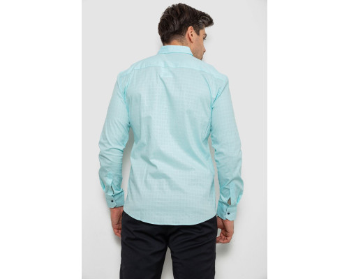 Сорочка чоловіча однотонна, колір блакитний, 214R7076