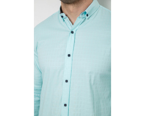 Сорочка чоловіча однотонна, колір блакитний, 214R7076