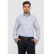 Сорочка чоловіча з принтом, колір білий, 214R7170