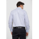 Сорочка чоловіча з принтом, колір білий, 214R7170