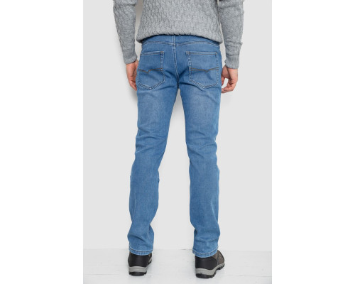 Джинси чоловічі на флісі, колір джинс, 254R2403