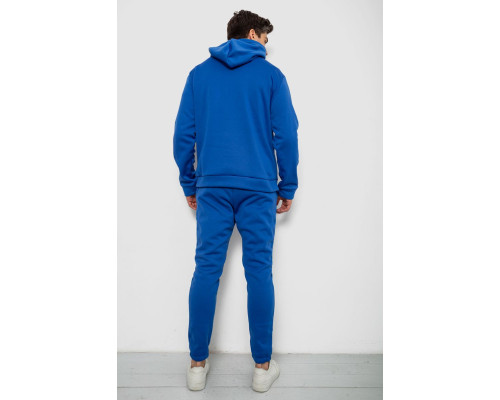 Спортивний костюм чоловічий на флісі, колір електрик, 238R57046