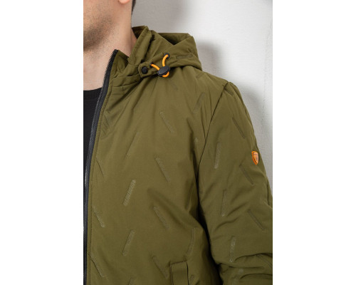 Куртка чоловіча демісезонна з капюшоном, колір хакі, 244RL-9882AL