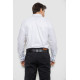 Сорочка чоловіча однотонна з принтом, колір білий, 186R2025