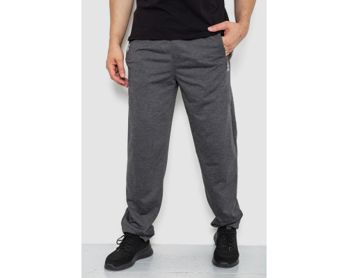 Спортивні штани чоловічі, колір темно-сірий, 244R4932