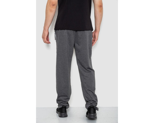Спортивні штани чоловічі, колір темно-сірий, 244R4932