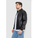 Куртка чоловіча шкіряна, колір чорний, 244R717