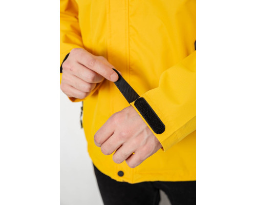 Куртка чоловіча демісезонна з капюшоном, колір жовтий, 244RL-2515AL