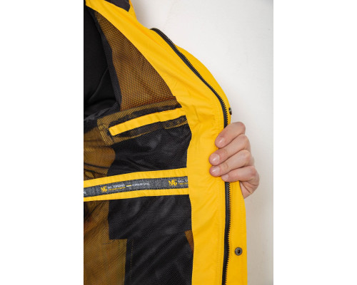 Куртка чоловіча демісезонна з капюшоном, колір жовтий, 244RL-2515AL