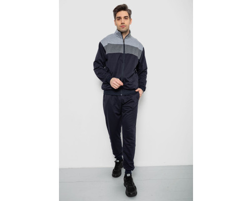 Спортивний костюм чоловічий, колір синьо-сірий, 244R9160