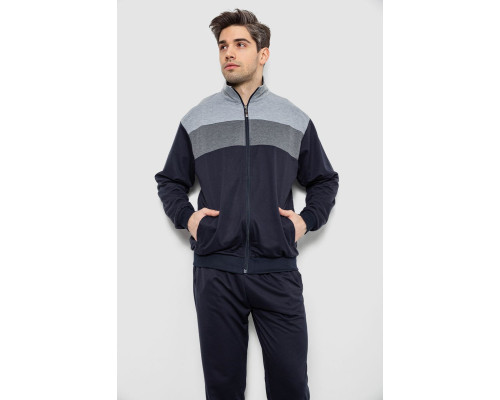 Спортивний костюм чоловічий, колір синьо-сірий, 244R9160