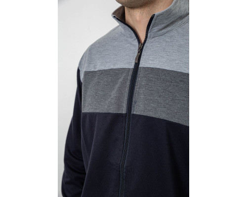 Спортивний костюм чоловічий, колір синьо-сірий, 244R9160