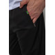 Спортивні штани чоловічі двонитка, колір чорний, 244R41298
