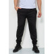 Спортивні штани чоловічі двонитка, колір чорний, 244R41298