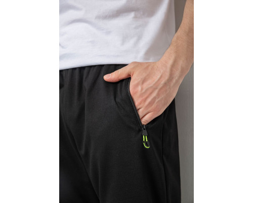 Спорт штани чоловічі, колір чорний, 244RY-418