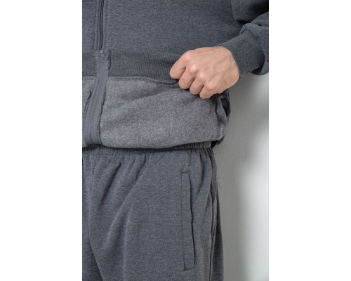 Спортивний костюм чоловічий на флісі, колір сірий, 244R981-LH