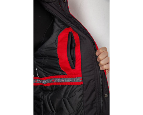 Куртка чоловіча демісезонна з капюшоном, колір червоний, 244RZ-2519AL