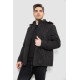 Куртка чоловіча демісезонна з капюшоном, колір чорний, 244RL9159AL