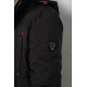 Куртка чоловіча демісезонна з капюшоном, колір чорний, 244RL9159AL