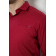 Сорочка чоловіча однотонна з принтом, колір бордовий, 186R2008