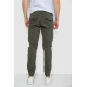 Брюки карго чоловічі на резинці, колір хакі, 244R1643