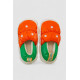 Капці дитячі домашні із задником, колір оранжево-зелений, 243R2931
