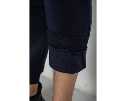 Спортивні штани чоловічі на флісі, колір синій, 244R41526