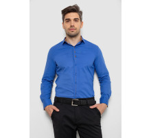 Сорочка чоловіча з принтом, колір електрик, 214R7543-5