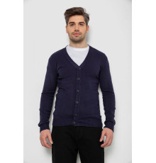 Кофта чоловіча на ґудзиках, колір темно-синій, 238R18004