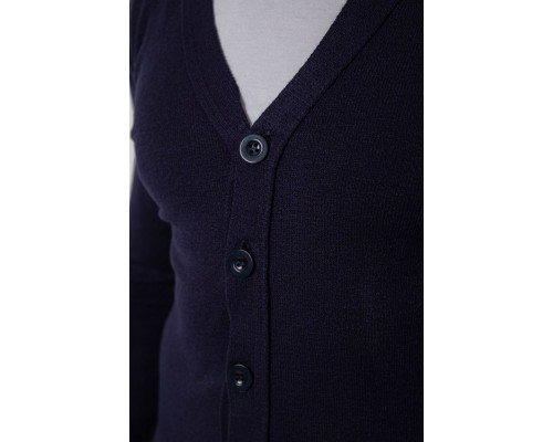 Кофта чоловіча на ґудзиках, колір темно-синій, 238R18004