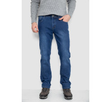 Джинси чоловічі на флісі, колір синій, 254R2409