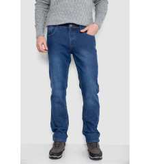 Джинси чоловічі на флісі, колір синій, 254R2409