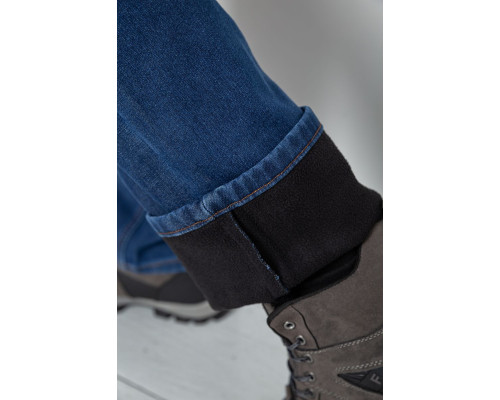 Джинси чоловічі на флісі, колір синій, 254R2409