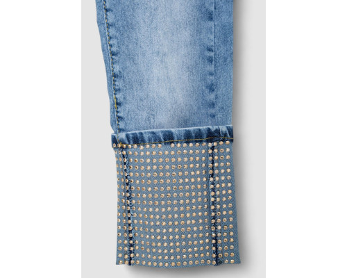 Джинси для дівчаток, колір блакитний, 247R2834