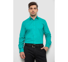 Сорочка чоловіча однотонна, колір м'ятний, 214R7327-1